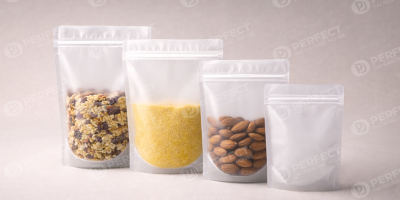 variety of stand up ziplock pouches