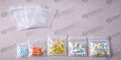 pill packaging assortment on display